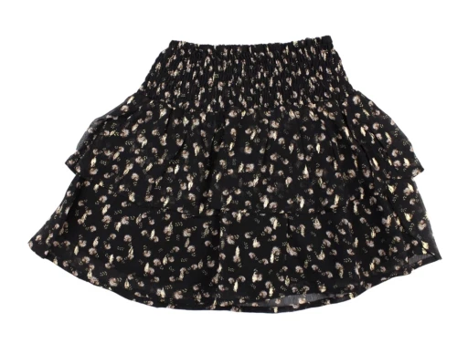 Sofie Schnoor Girls nederdel black flower